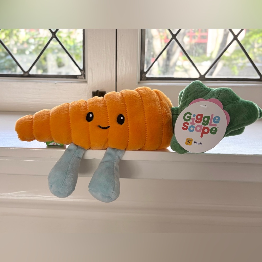 Gigglescape Carrot Plush 3.5” Stuffy Cute Kawaii Stuffed Animal - Picture 7 of 10